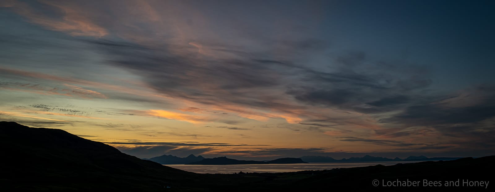 Last light on Ardnamurchan